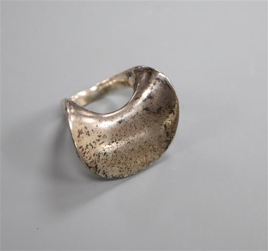 A Georg Jensen 925S dress ring, design no. 92, size L.